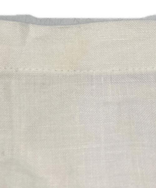 Whim Gazette（ウィムガゼット）Whim Gazette (ウィムガゼット) サスペンダー付リネンパンツ ホワイト サイズ:38の古着・服飾アイテム