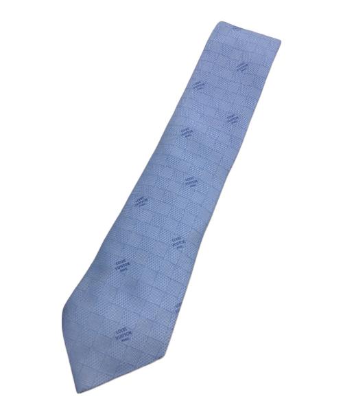 LOUIS VUITTON（ルイ ヴィトン）LOUIS VUITTON (ルイ ヴィトン) ダミエ ネクタイ ブルー サイズ:-の古着・服飾アイテム