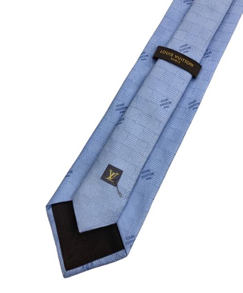 LOUIS VUITTON（ルイ ヴィトン）LOUIS VUITTON (ルイ ヴィトン) ダミエ ネクタイ ブルー サイズ:-の古着・服飾アイテム