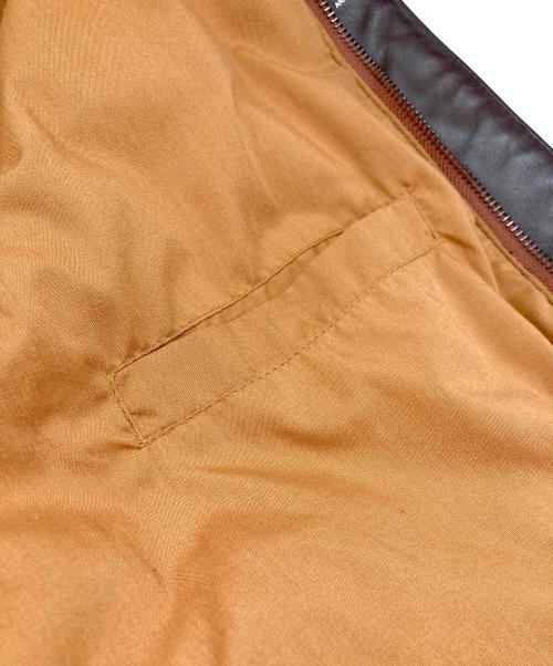 HOUSTON（ヒューストン）HOUSTON (ヒューストン) A-2フライトジャケット ブラウン サイズ:40Ｒの古着・服飾アイテム