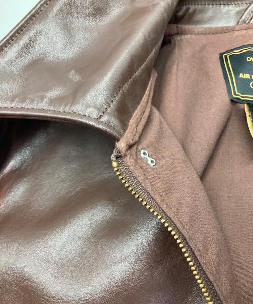 COCKPIT（コックピット）COCKPIT (コックピット) Hordehide A-2 Jacket/ホースハイド　A-2　ジャケット ブラウン サイズ:38の古着・服飾アイテム