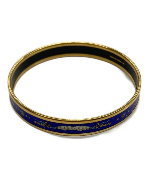 HERMES（エルメス）HERMES (エルメス) エマイユバングル ブルーの古着・服飾アイテム