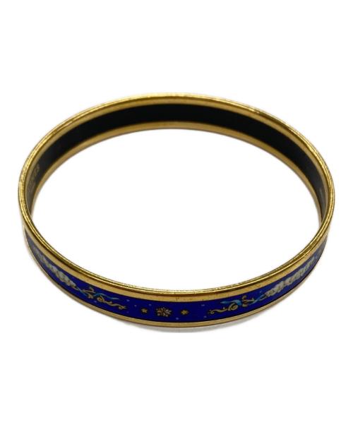 HERMES（エルメス）HERMES (エルメス) エマイユバングル ブルーの古着・服飾アイテム