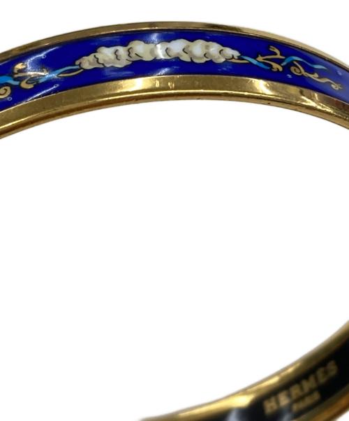 HERMES（エルメス）HERMES (エルメス) エマイユバングル ブルーの古着・服飾アイテム