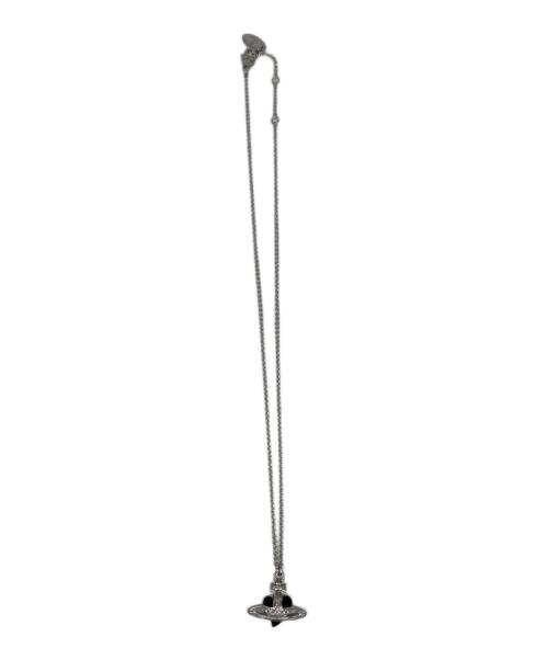 Vivienne Westwood（ヴィヴィアンウエストウッド）Vivienne Westwood (ヴィヴィアンウエストウッド) オーブモチーフネックレス ブラックの古着・服飾アイテム