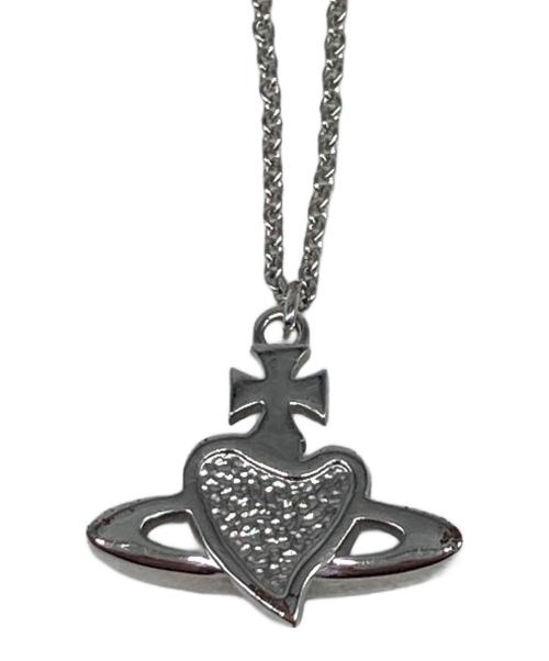 Vivienne Westwood（ヴィヴィアンウエストウッド）Vivienne Westwood (ヴィヴィアンウエストウッド) オーブモチーフネックレス ブラックの古着・服飾アイテム