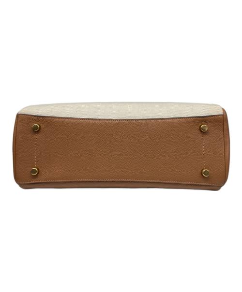 COACH（コーチ）COACH (コーチ) キャンバス ローラ キャリーオール ベージュの古着・服飾アイテム