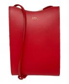A.P.C.アーペーセー）の古着「NECK POUCH JAMIE/ネック ポーチ ジェイミー」｜レッド