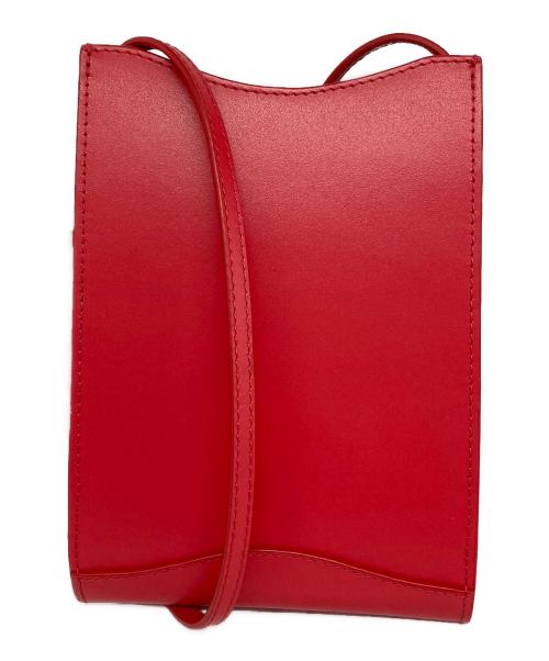 A.P.C.（アーペーセー）A.P.C. (アーペーセー) NECK POUCH JAMIE/ネック ポーチ ジェイミー レッドの古着・服飾アイテム