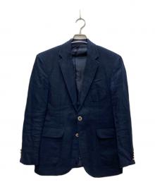 POLO RALPH LAUREN（ポロ・ラルフローレン）の古着「リネンジャケット」｜ネイビー