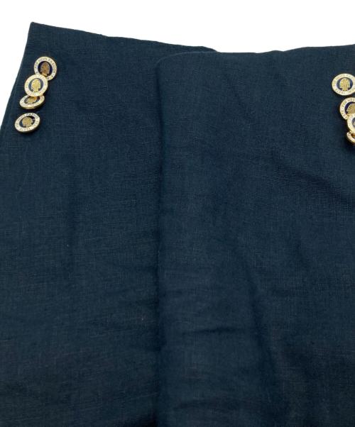 POLO RALPH LAUREN（ポロ・ラルフローレン）POLO RALPH LAUREN (ポロ・ラルフローレン) リネンジャケット ネイビー サイズ:36Sの古着・服飾アイテム