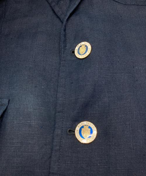 POLO RALPH LAUREN（ポロ・ラルフローレン）POLO RALPH LAUREN (ポロ・ラルフローレン) リネンジャケット ネイビー サイズ:36Sの古着・服飾アイテム