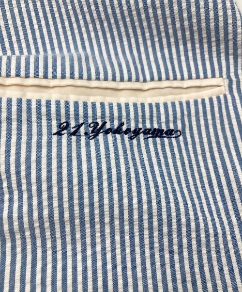 POLO RALPH LAUREN（ポロ・ラルフローレン）POLO RALPH LAUREN (ポロ・ラルフローレン) ストライプジャケット ブルー×ホワイト サイズ:XSの古着・服飾アイテム