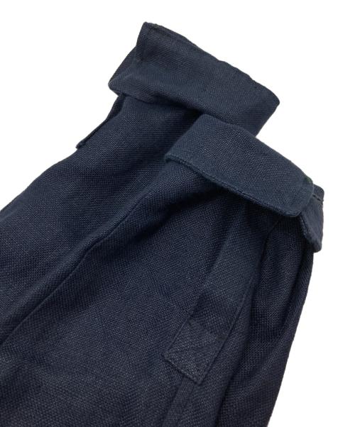 POLO RALPH LAUREN（ポロ・ラルフローレン）POLO RALPH LAUREN (ポロ・ラルフローレン) ベルテッド リネンサファリジャケット ネイビー サイズ:Ｓの古着・服飾アイテム