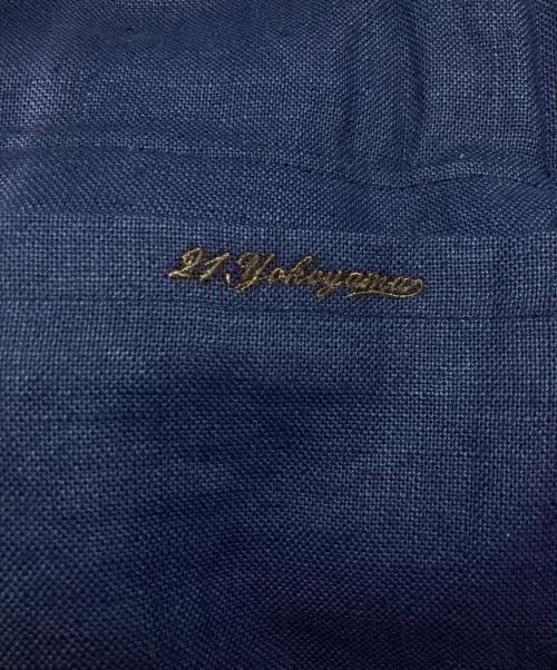 POLO RALPH LAUREN（ポロ・ラルフローレン）POLO RALPH LAUREN (ポロ・ラルフローレン) ベルテッド リネンサファリジャケット ネイビー サイズ:Ｓの古着・服飾アイテム