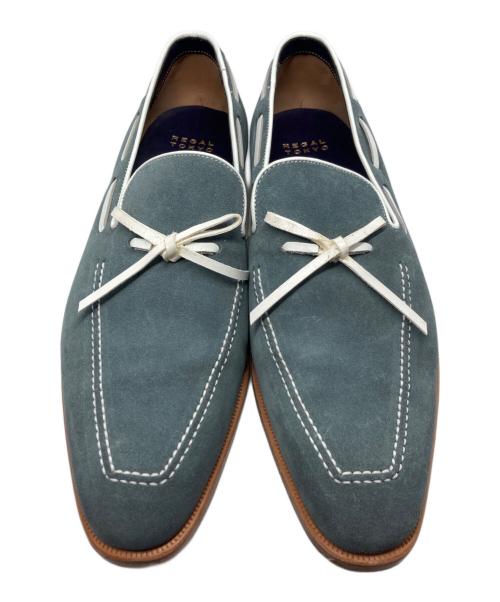 REGAL TOKYO（リーガルトーキョー）REGAL TOKYO (リーガルトーキョー) レザーシューズ グレー×ホワイト サイズ:26cm/US 9/UK7.5の古着・服飾アイテム