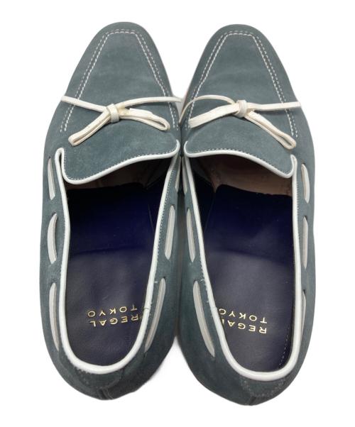 REGAL TOKYO（リーガルトーキョー）REGAL TOKYO (リーガルトーキョー) レザーシューズ グレー×ホワイト サイズ:26cm/US 9/UK7.5の古着・服飾アイテム