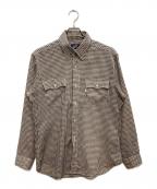 LEVI'Sリーバイス）の古着「チェックシャツ」｜ホワイト×ブラウン