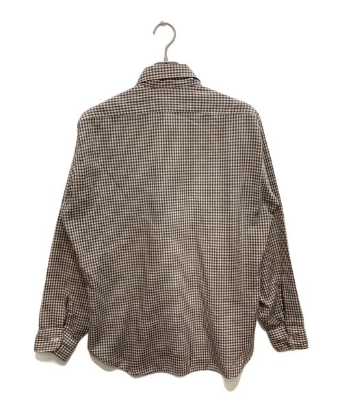 LEVI'S（リーバイス）LEVI'S (リーバイス) チェックシャツ ホワイト×ブラウン サイズ:Lの古着・服飾アイテム