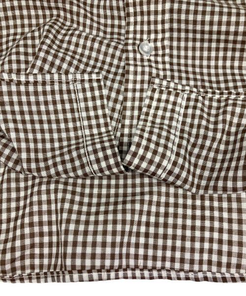 LEVI'S（リーバイス）LEVI'S (リーバイス) チェックシャツ ホワイト×ブラウン サイズ:Lの古着・服飾アイテム