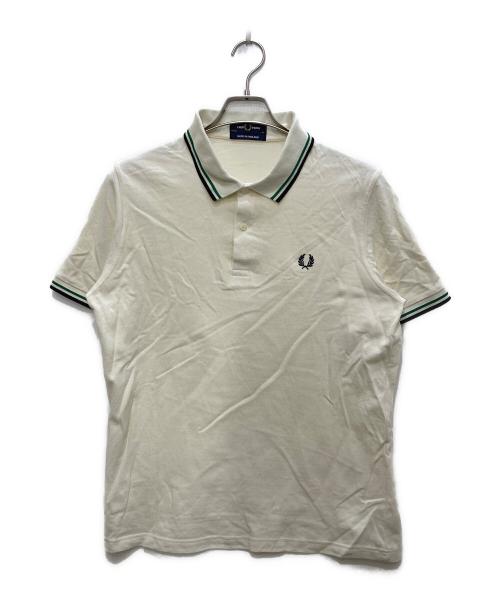 FRED PERRY（フレッドペリー）FRED PERRY (フレッドペリー) ポロシャツ ホワイト サイズ:44の古着・服飾アイテム
