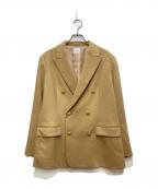 Spick and Spanスピック＆スパン）の古着「ミラノツイルピークドカラージャケット」｜ベージュ
