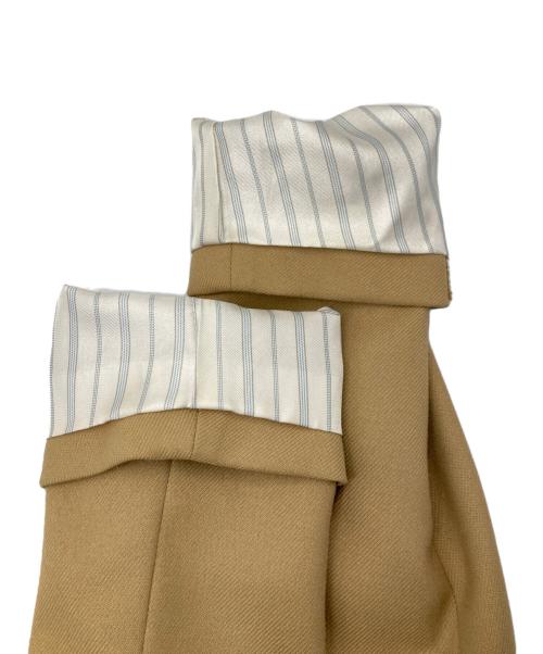 Spick and Span（スピック＆スパン）Spick and Span (スピック＆スパン) ミラノツイルピークドカラージャケット ベージュ サイズ:38の古着・服飾アイテム