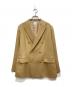 Spick and Span（スピック＆スパン）の古着「ミラノツイルピークドカラージャケット」｜ベージュ