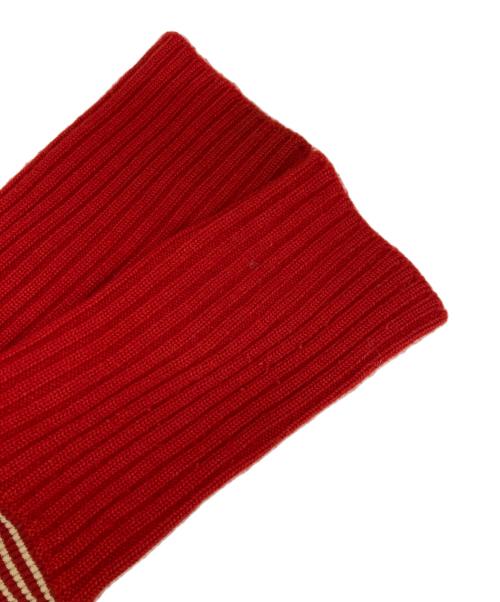 Jean Paul GAULTIER CLASSIQUE（ジャンポールゴルチエクラシック）Jean Paul GAULTIER CLASSIQUE (ジャンポールゴルチエクラシック) ボーダーニット レッド サイズ:48の古着・服飾アイテム