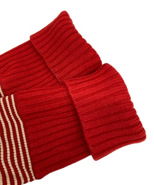 Jean Paul GAULTIER CLASSIQUE（ジャンポールゴルチエクラシック）Jean Paul GAULTIER CLASSIQUE (ジャンポールゴルチエクラシック) ボーダーニット レッド サイズ:48の古着・服飾アイテム