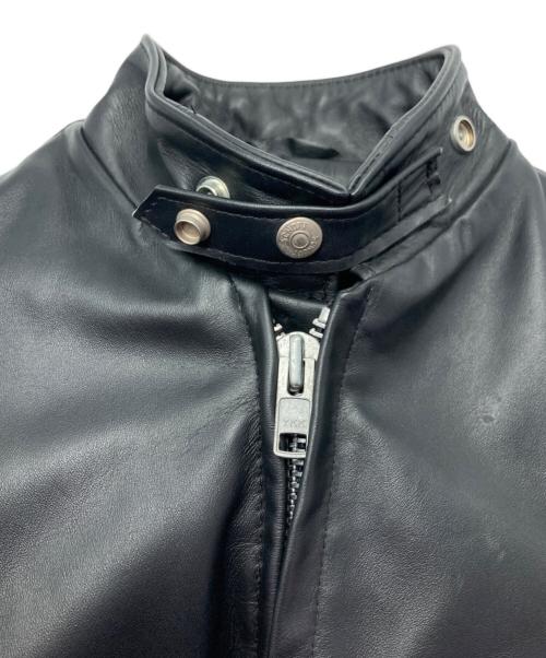 Schott（ショット）Schott (ショット) ライナー付シングルライダースジャケット ブラック サイズ:34の古着・服飾アイテム