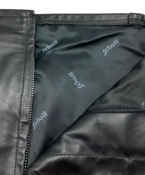 Schott（ショット）Schott (ショット) ライナー付シングルライダースジャケット ブラック サイズ:34の古着・服飾アイテム