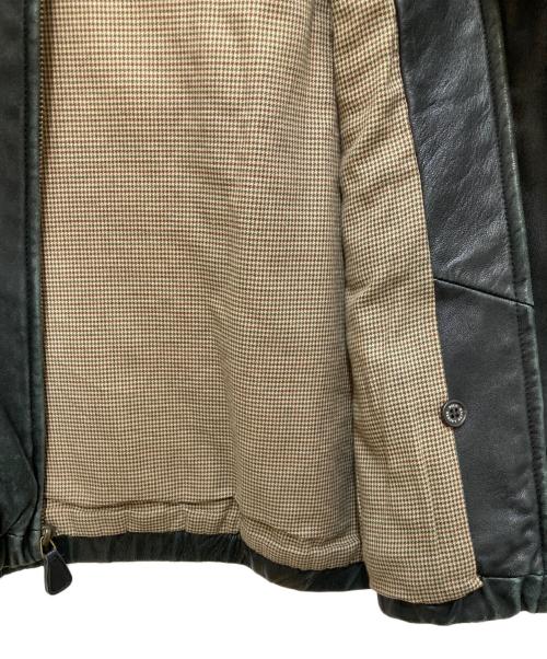 POLO RALPH LAUREN（ポロ・ラルフローレン）POLO RALPH LAUREN (ポロ・ラルフローレン) ヴィンテージラムレザージャケット ブラック サイズ:表記無の古着・服飾アイテム