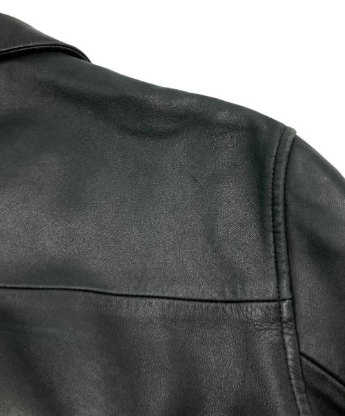 POLO RALPH LAUREN（ポロ・ラルフローレン）POLO RALPH LAUREN (ポロ・ラルフローレン) ヴィンテージラムレザージャケット ブラック サイズ:表記無の古着・服飾アイテム