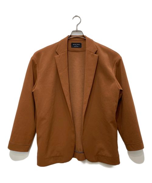 UNITED TOKYO（ユナイテッドトーキョー）UNITED TOKYO (ユナイテッドトーキョー) ジャージーリラックスジャケット ブラウン サイズ:2の古着・服飾アイテム