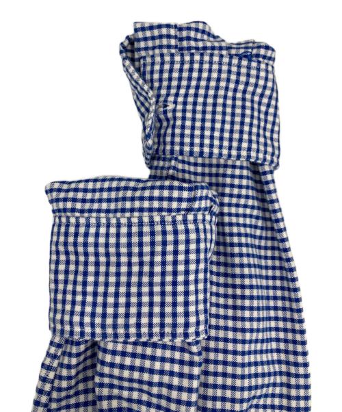 BEAMS PLUS（ビームスプラス）BEAMS PLUS (ビームスプラス) B.D. Gingham Check Oxford/ボタンダウンギンガムチェックオックスフォード ブルー×ホワイト サイズ:Ｓの古着・服飾アイテム