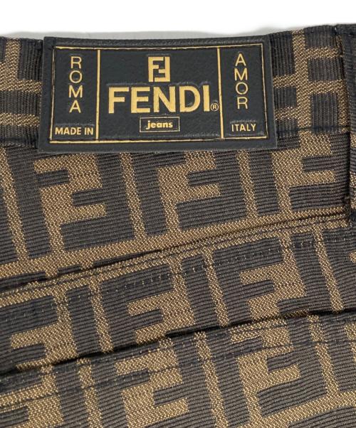 FENDI（フェンディ）FENDI (フェンディ) オールドズッカ柄パンツ ブラウン サイズ:44の古着・服飾アイテム