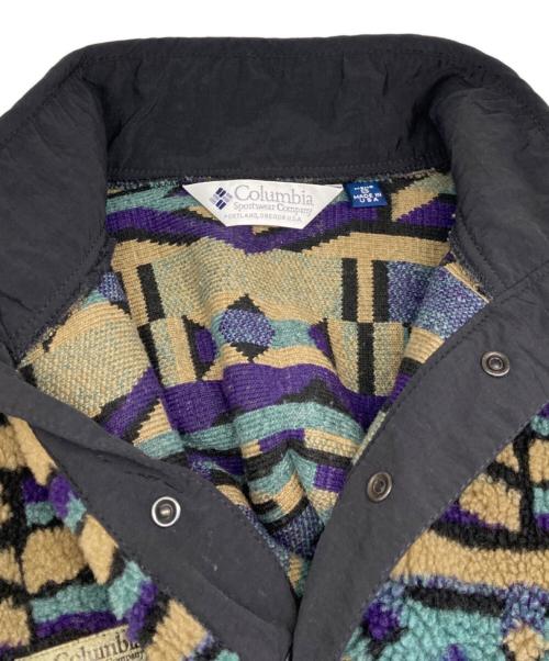 Columbia（コロンビア）Columbia (コロンビア) フリースジャケット ブラウン×パープル サイズ:Ｓの古着・服飾アイテム