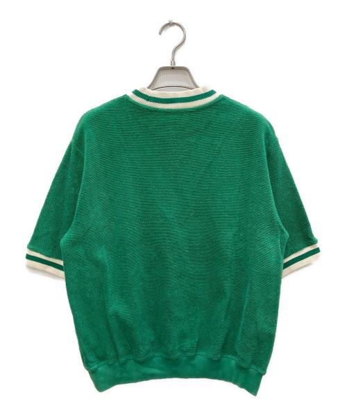 BURBERRY（バーバリー）BURBERRY (バーバリー) パイルカットソー グリーン サイズ:Ⅿの古着・服飾アイテム