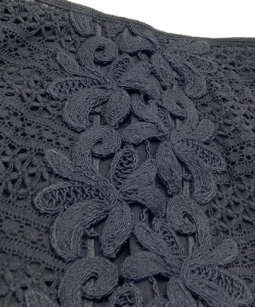 BURBERRY PRORSUM（バーバリープローサム）BURBERRY PRORSUM (バーバリープローサム) カットワークスカート ブラック サイズ:40 未使用品の古着・服飾アイテム