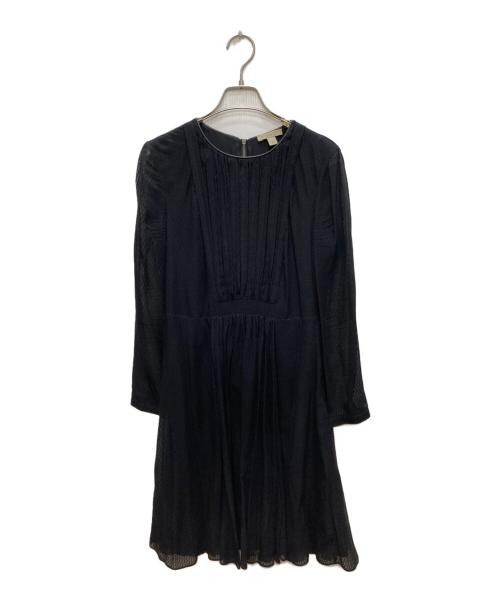 BURBERRY BRIT（バーバリーブリット）BURBERRY BRIT (バーバリーブリット) ブラウスワンピース ブラック サイズ:36の古着・服飾アイテム