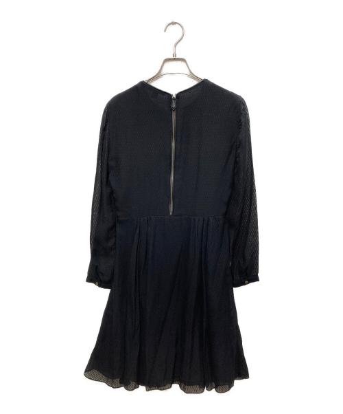BURBERRY BRIT（バーバリーブリット）BURBERRY BRIT (バーバリーブリット) ブラウスワンピース ブラック サイズ:36の古着・服飾アイテム