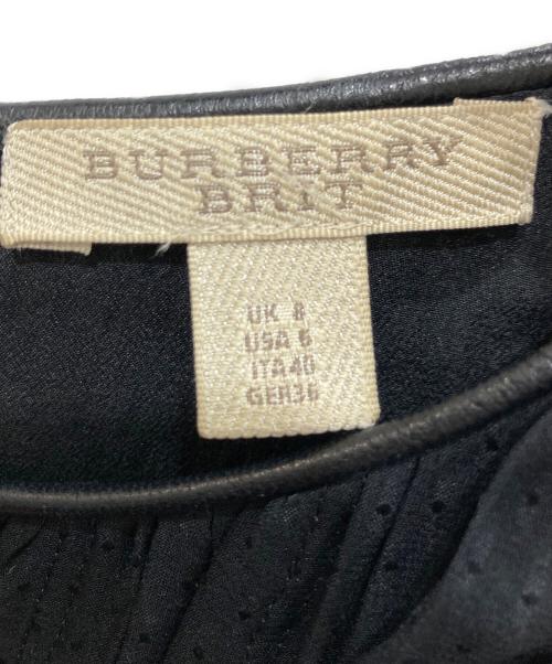 BURBERRY BRIT（バーバリーブリット）BURBERRY BRIT (バーバリーブリット) ブラウスワンピース ブラック サイズ:36の古着・服飾アイテム