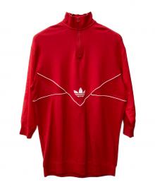 adidas（アディダス）の古着「切替ワンピース」｜レッド