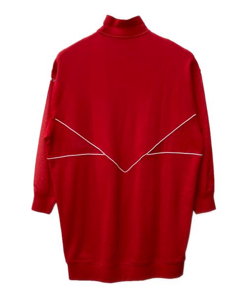 adidas（アディダス）adidas (アディダス) 切替ワンピース レッド サイズ:M 未使用品の古着・服飾アイテム