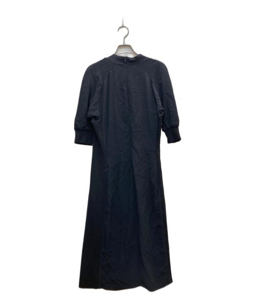 BURBERRY（バーバリー）BURBERRY (バーバリー) カシュクールワンピース ブラック サイズ:40 未使用品の古着・服飾アイテム