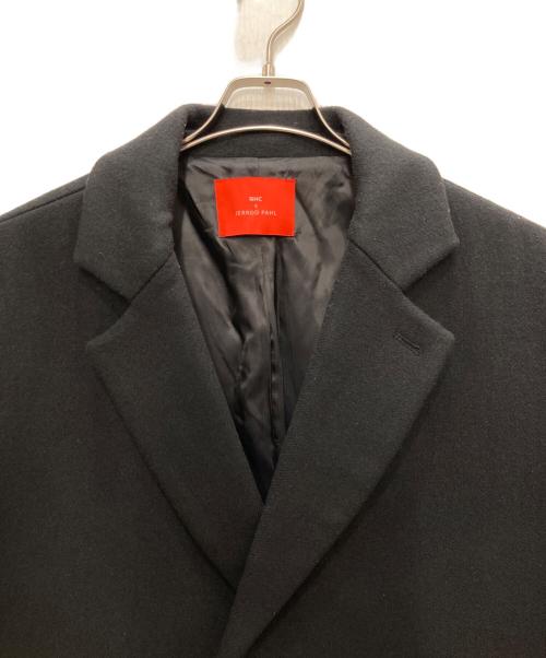 RHC Ron Herman（アールエイチシー ロンハーマン）RHC Ron Herman (アールエイチシー ロンハーマン) JERROD PAHL (ジェロッド ポール) ウール チェスターフィールド コート ブラック サイズ:Ｍの古着・服飾アイテム