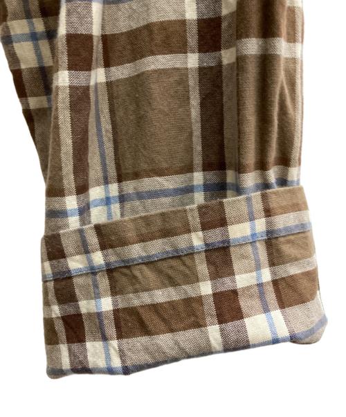 Stockholm Surfboard Club（ストックホルム サーフボード クラブ）Stockholm Surfboard Club (ストックホルム サーフボード クラブ) チェックシャツ ベージュ サイズ:Ⅿの古着・服飾アイテム