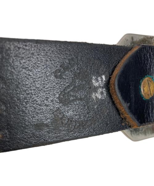 OLD STUD（オールドスタッズ）old stud (オールドスタッズ) スタッズレザーベルト ブラック サイズ:-の古着・服飾アイテム