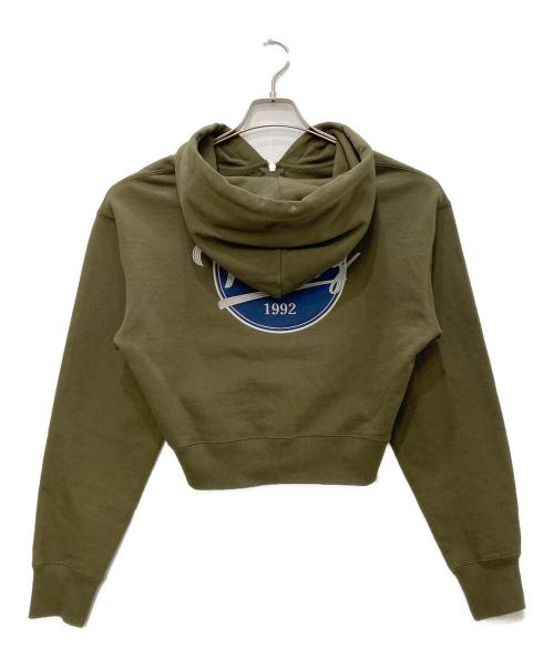 KEBOZ（ケボズ）KEBOZ (ケボズ) ショートパーカー オリーブ サイズ:Mediumの古着・服飾アイテム